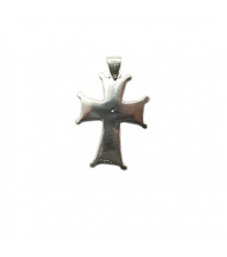 PE001377 Genuine sterling silver religious pendant solid hallmarked 925 Cross